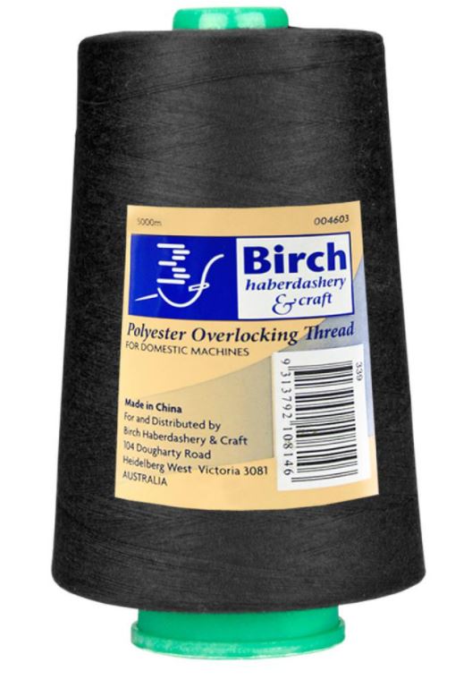 Birch Polyester Overlocking Thread - 5000m