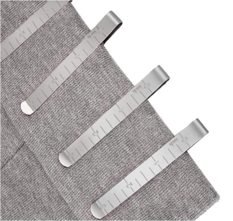 Stainless Steel Hem Measuring Clips